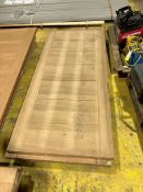 NO RESERVE - 7 Panel Oak 80.5