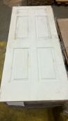 NO RESERVE - 6 Panel White Primed  80.5