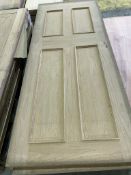 NO RESERVE - 4 Panel Solid Oak 80