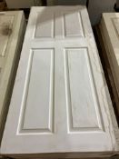 NO RESERVE - 4 Panel White Primed  78