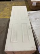 NO RESERVE - 4 Panel White Primed 78