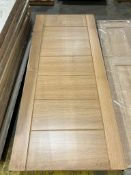 NO RESERVE - 7 Panel Solid Oak 78
