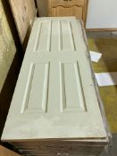 NO RESERVE - 4 Panel Arch Top White Primed  78