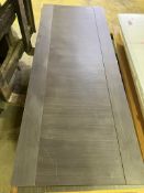 NO RESERVE - Black Recessed Panel Wood Effect 79