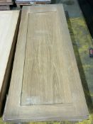 NO RESERVE - Single Panel Solid Oak 80