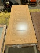 NO RESERVE - 5 Panel Oak Effect  78