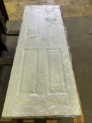 NO RESERVE - 4 Panel White Primed  78