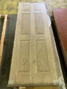 NO RESERVE - 6 Panel Wood 80.5