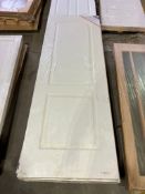 NO RESERVE - 2 Panel Top Arch Primed Door 78