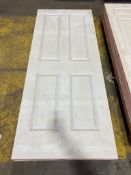 NO RESERVE - 4 Panel White Primed  80