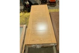 NO RESERVE - 5 Panel Oak Effect  78