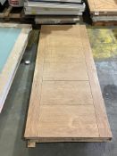 NO RESERVE - 6 Panel Solid Oak 78