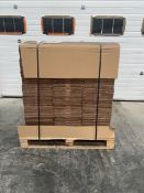NO RESERVE Approx 600 Cardboard Flat Pack Boxes Measuring Approx 35x32x4.5cm
