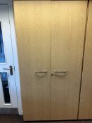 NO RESERVE Storage Cupboards x2