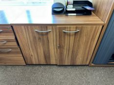 NO RESERVE Walnut Storage Cupboard