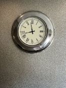 NO RESERVE Coach House Pewter Clock