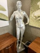 NO RESERVE Mirrored Decorative Mannequin