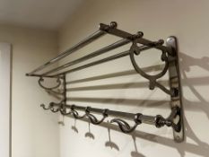 NO RESERVE Pewter Coat Racks x2