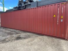40ft HC Shipping Container - ref LYGU1044201 - NO RESERVE
