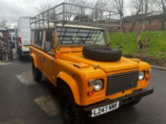 1993, LAND ROVER Defender (Ex-Army) with Slide Out Wood Fired Commercial Pizza Oven