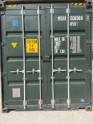 40ft HC Shipping Container - ref MSUU5060097 - NO RESERVE