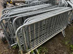 Joblot of 25 x Steel Pedestrian Barriers