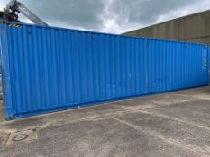 40ft HC Shipping Container - ref WNGU5020110 - NO RESERVE