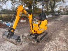 2019, JCB 8008 CTS - 0.8 Ton Mini Digger (expanding tracks 3 buckets)