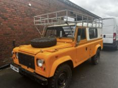 1993, LAND ROVER Defender (Ex-Army) with Slide Out Wood Fired Commercial Pizza Oven