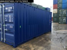 One Trip 20ft Shipping Container - Unit Number – VANU2227402\