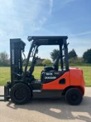 2014, DOOSAN - 3 Tonne Diesel Forklift (Container Spec / Triple Mast)