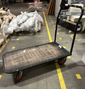 NO RESERVE - 4 x Heavy Duty Warehouse / Garage Workshop Trolleys