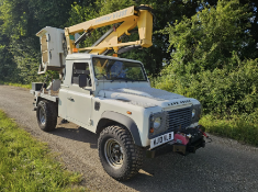 2010, LAND ROVER Defender - Cherry Picker Mewp Access Platform Lift 4x4 Hoist