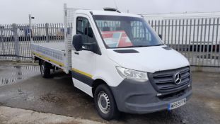 2019 (WR69FFM) Mercedes Sprinter 314 L3 Dropside Van/Truck (No TL) - 133,898 miles
