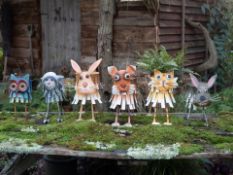 Trade lot - Animal Plant Pots (6 mixed animals per box) - 5 x Boxes