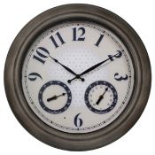 Trade lot - Grey Oak Station Clock Individual box (20 x units)