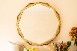Trade lot - Gold Octagonal Mirror Individual box (5 x units)