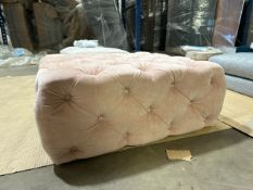 Georgette Square Footstool