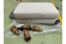 Isla Small Rectangular Footstool In Pumice House Basket Weave