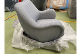 Ginger Rocking Chair In Uniform House Herringbone Weave