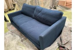 Izzy 3 Seat Sofa In Admiral Smart Cotton