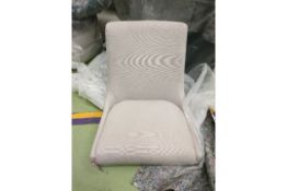 Basil Dining Chair In Stoneware Easy Cotton