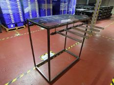 NO RESERVE - Brushed Metal Clothes Stand