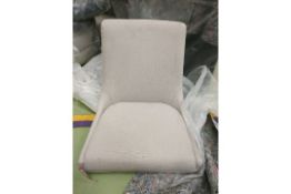 Basil Dining Chair In Stoneware Easy Cotton