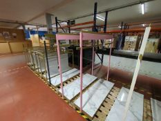 NO RESERVE - 2 x Pink Clothes Display Rail