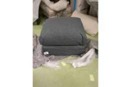 Otto Large Rectangular Footstool In Metropolitan Quartz