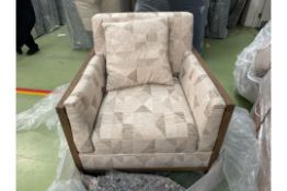 Chester Armchair In Desert Pyramid Textured Weave