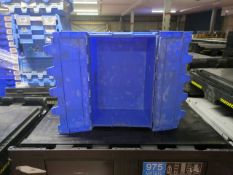 NO RESERVE - Pallet Of Approx 56 Small Heavy Duty Plastic Storage Containers/Totes/Crates