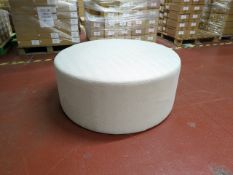 Luna Large Round Footstool