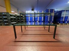 NO RESERVE - Pair Of Glass Topped Display Tables